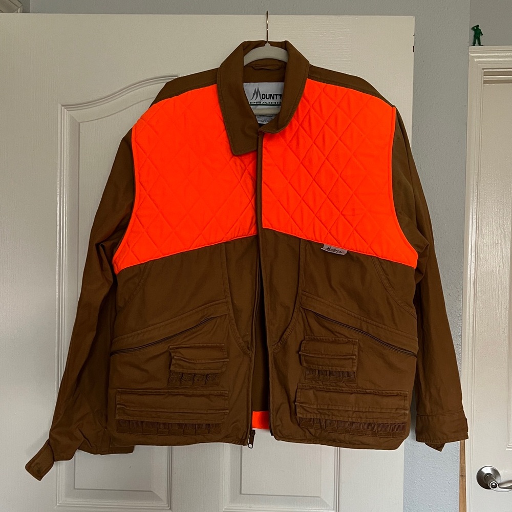 Mountain Khakis Men's Orange and Brown Hunting Jacket